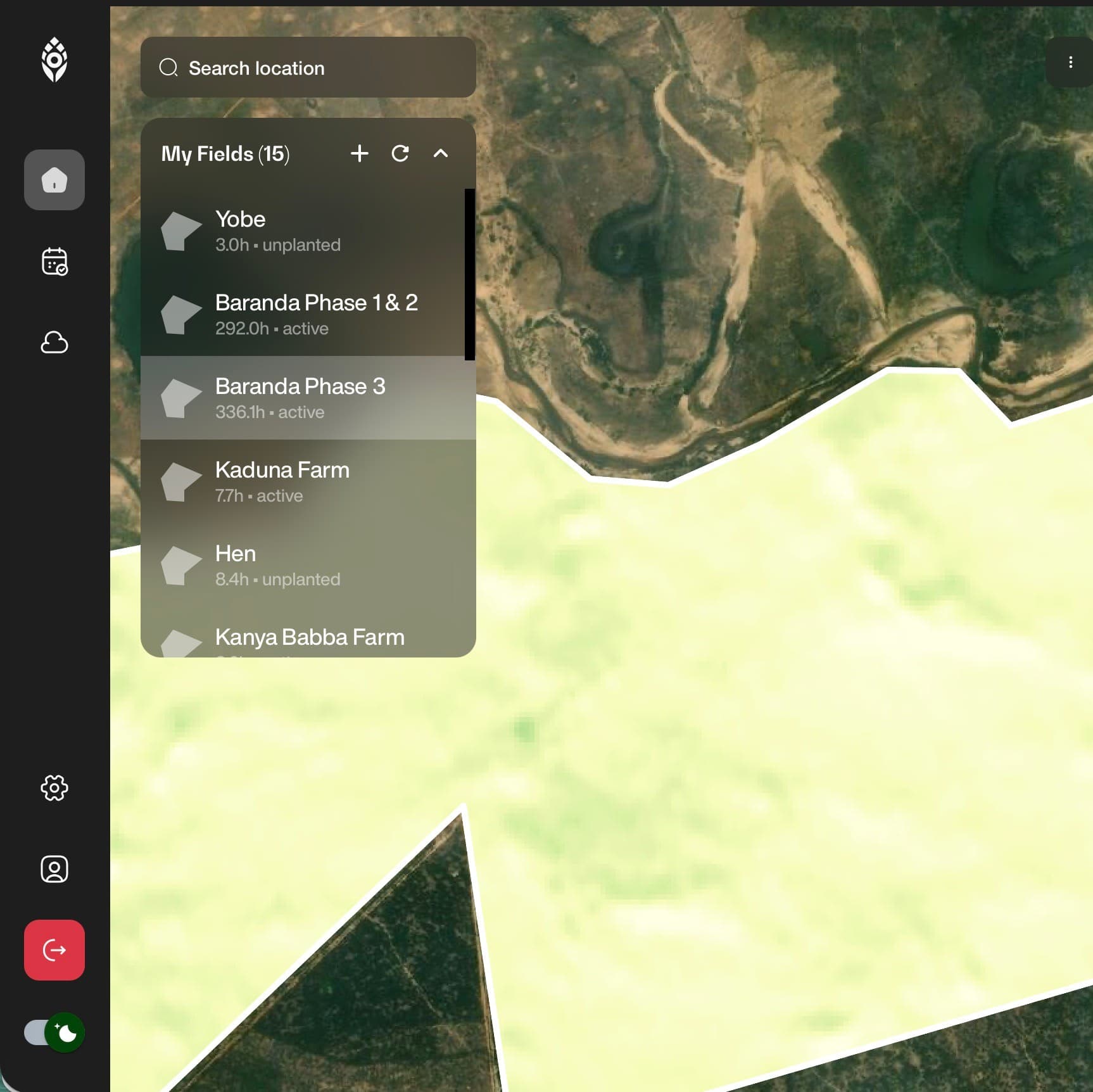 Satellite Crop Monitoring — AetherView